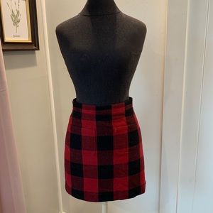 JCrew Buffalo Plaid Skirt